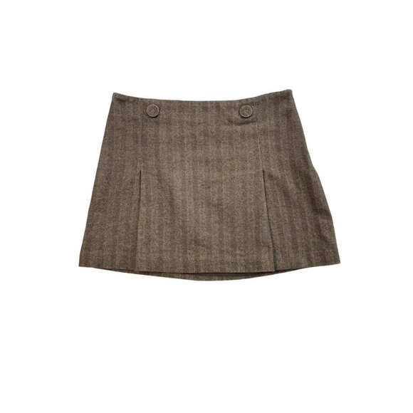 The Limited Y2K A Line Button Academia Skirt - Picture 1 of 8